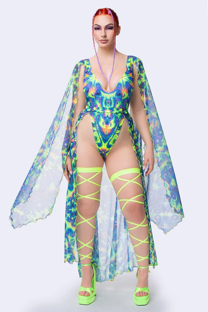 Flux Dominion Butterfly Open Skirt Set