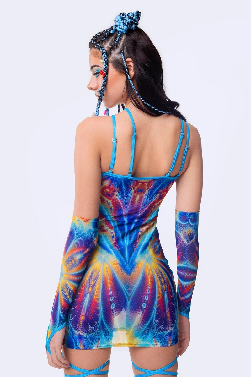 Neon Metamorph Criss Cross Dress