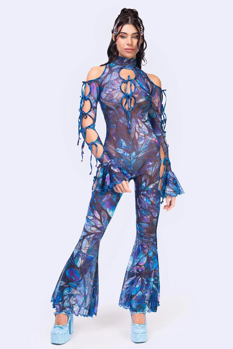 Nacre Ribbon Jumpsuit