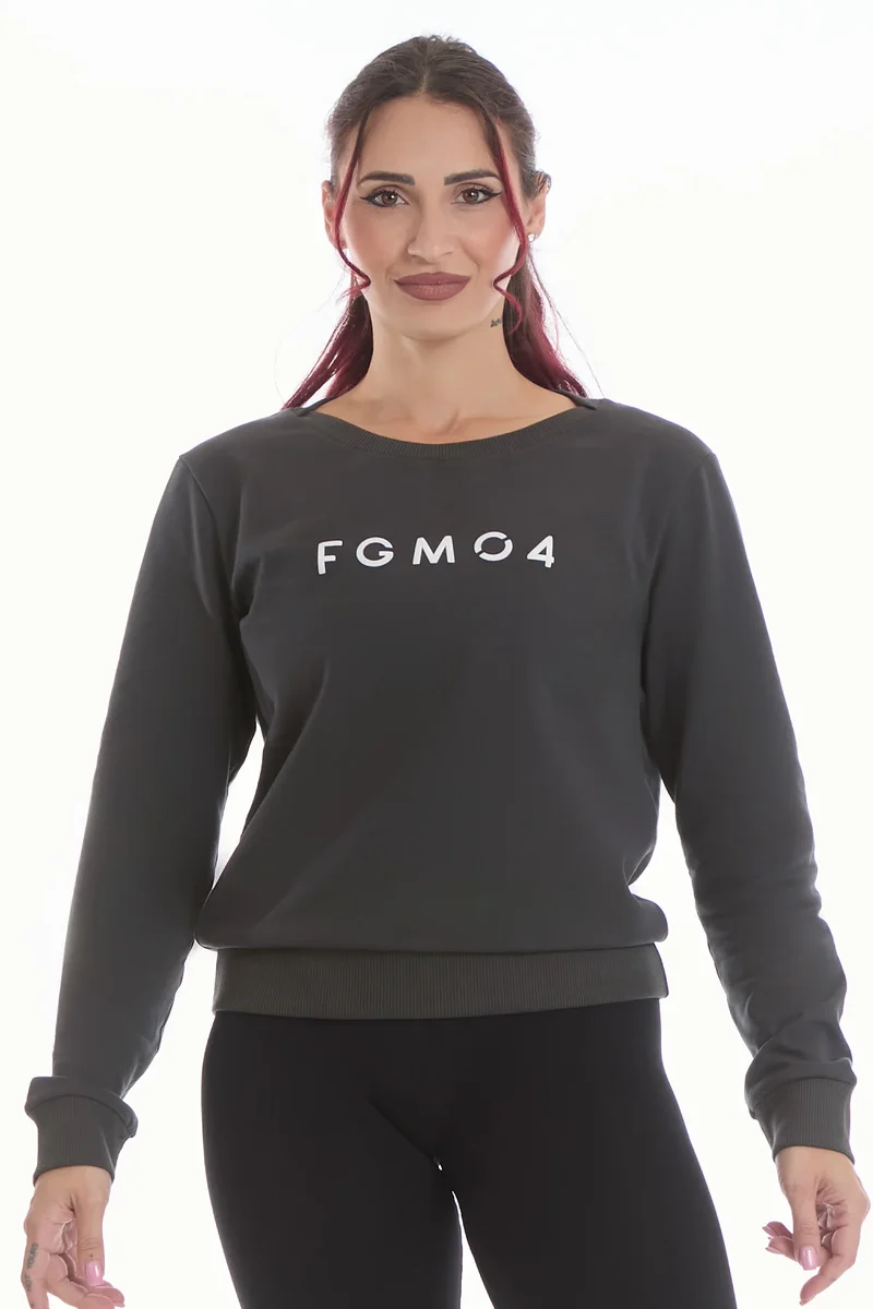 Felpa Ikonic WINTER FLAG Grigio Piombo
