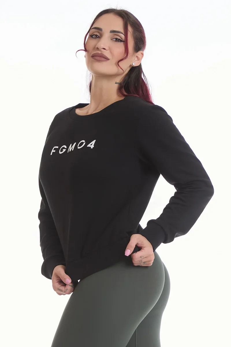 Felpa Ikonic WINTER FLAG Nero