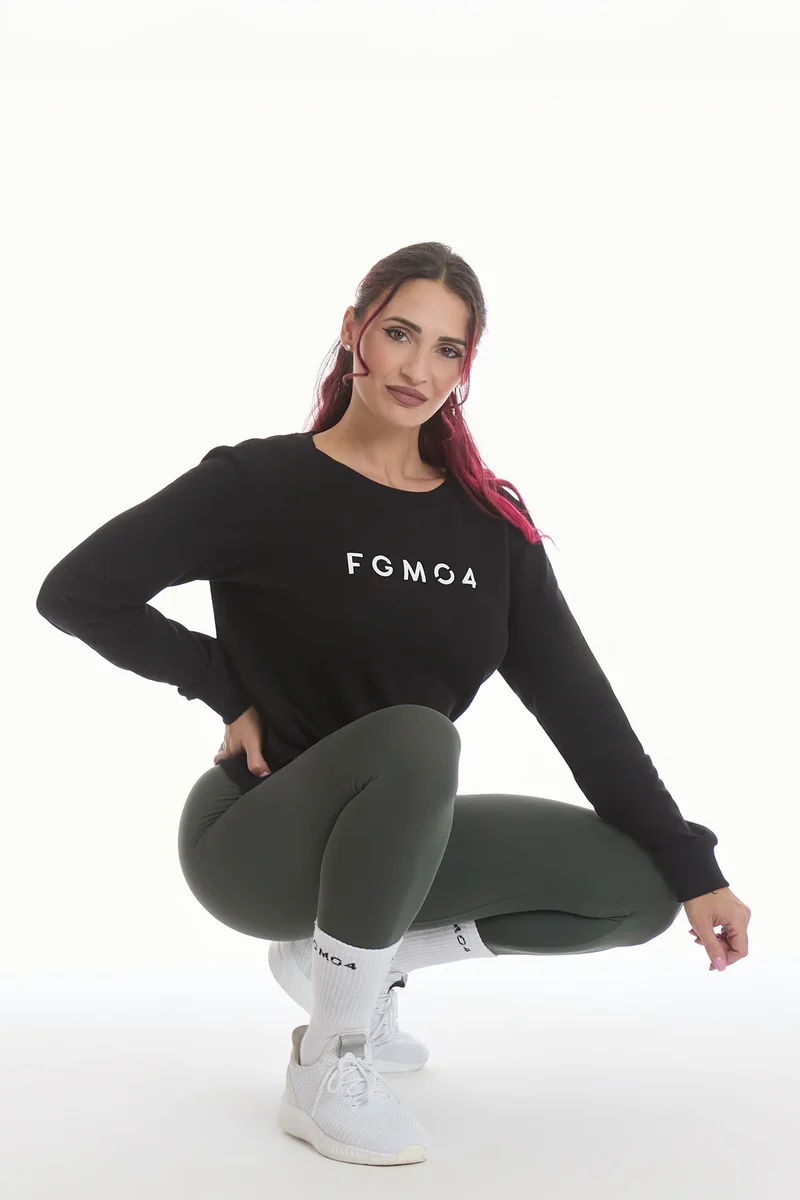 Felpa Ikonic WINTER FLAG Nero