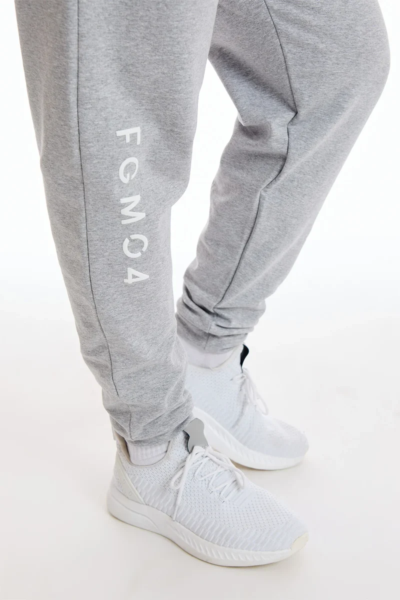 Pantalone Jogger Ikonic WINTER FLAG Grigio Melange