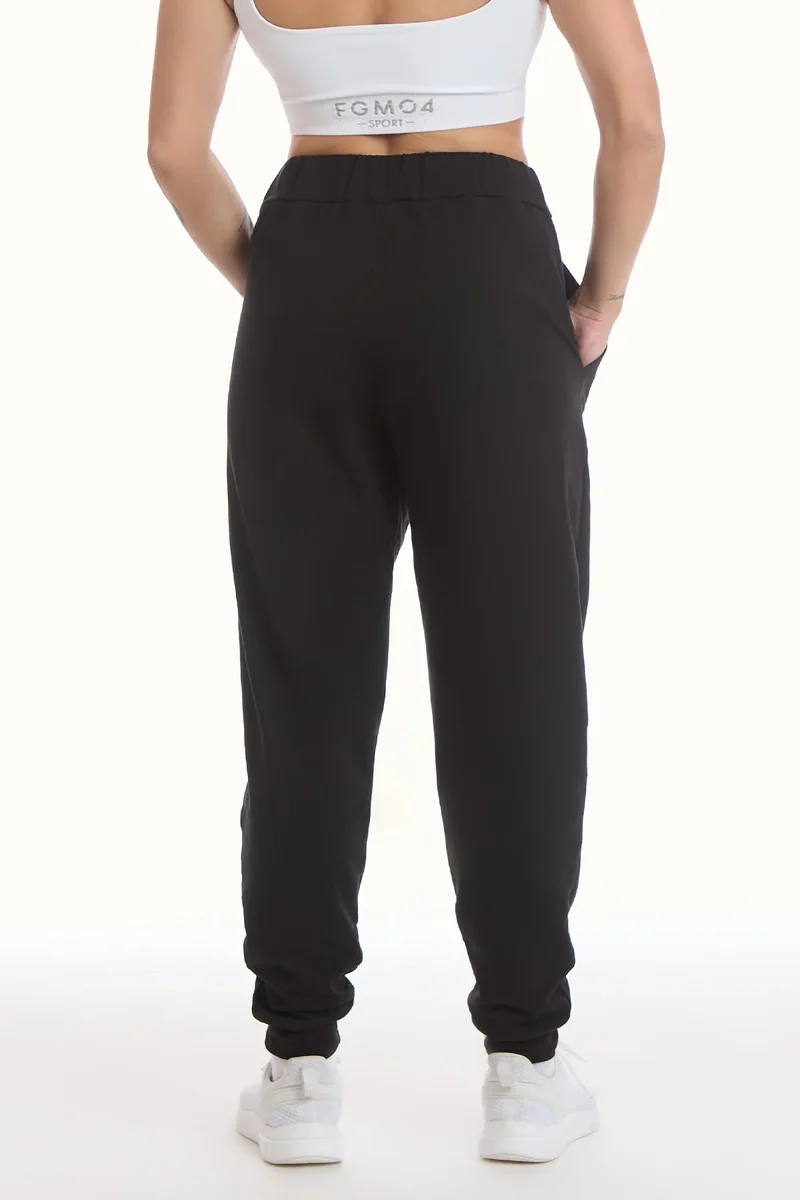 Pantalone Jogger Ikonic WINTER FLAG Nero