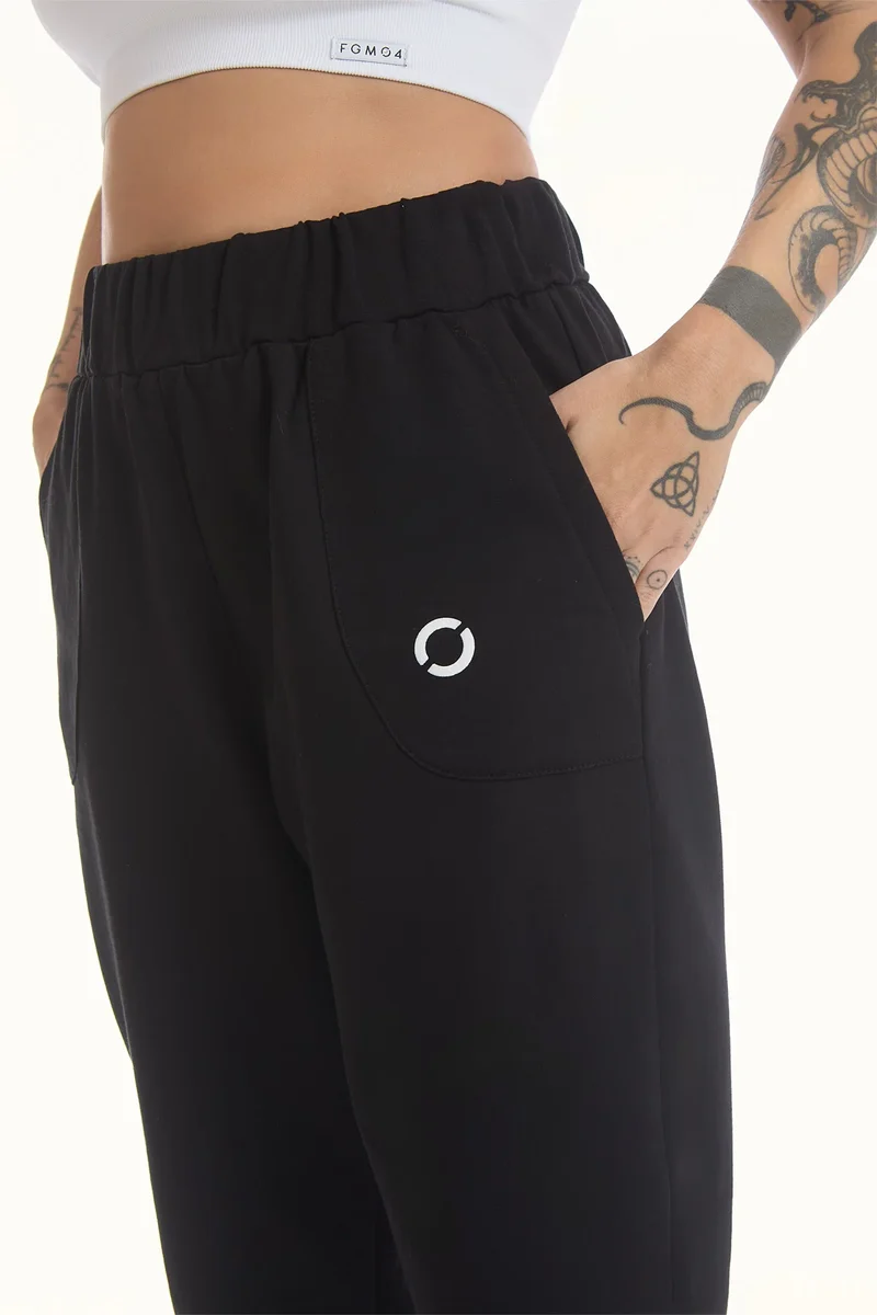 Pantalone Jogger Ikonic WINTER FLAG Nero