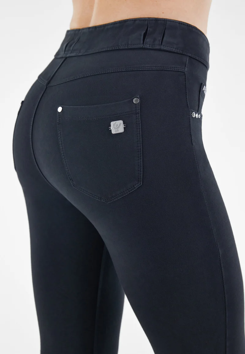 N.O.W. Comfort Mid Waist Flare 7/8 Pant - Black
