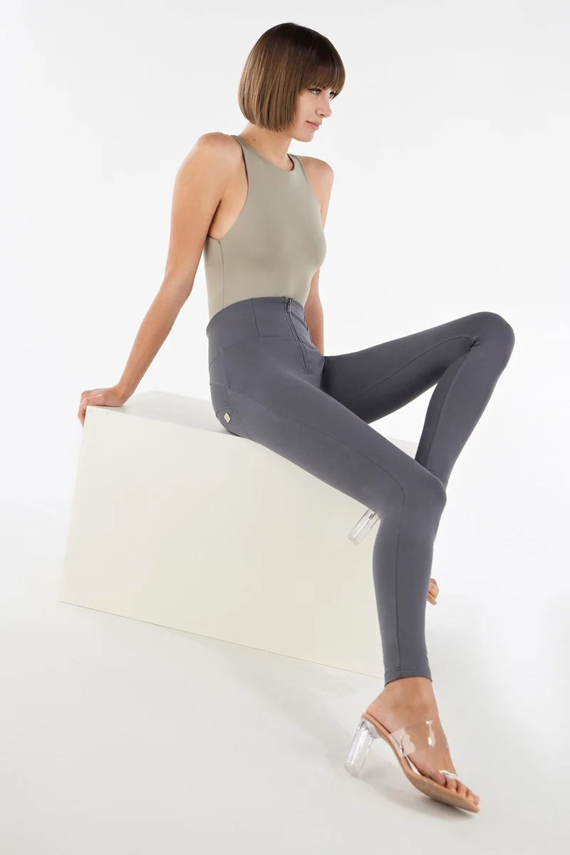 WR.UP Push-Up High Waist Skinny Pants - Pewter Gray