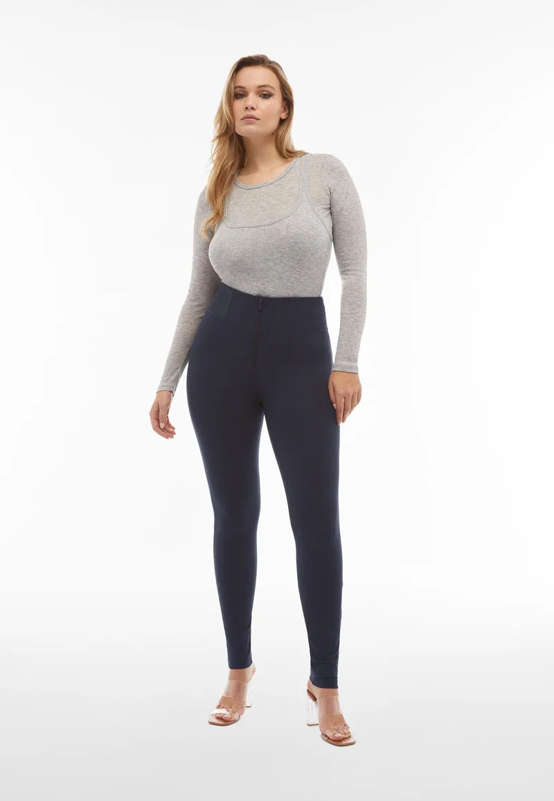 WR.UP Push-Up High Waist Skinny Pants - Total Eclipse Blue