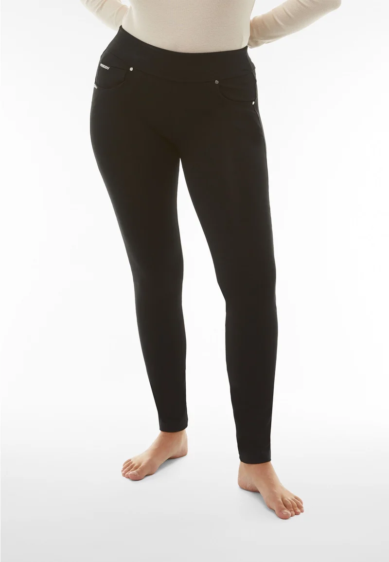 N.O.W. Yoga Mid Waist Skinny Pants - Black