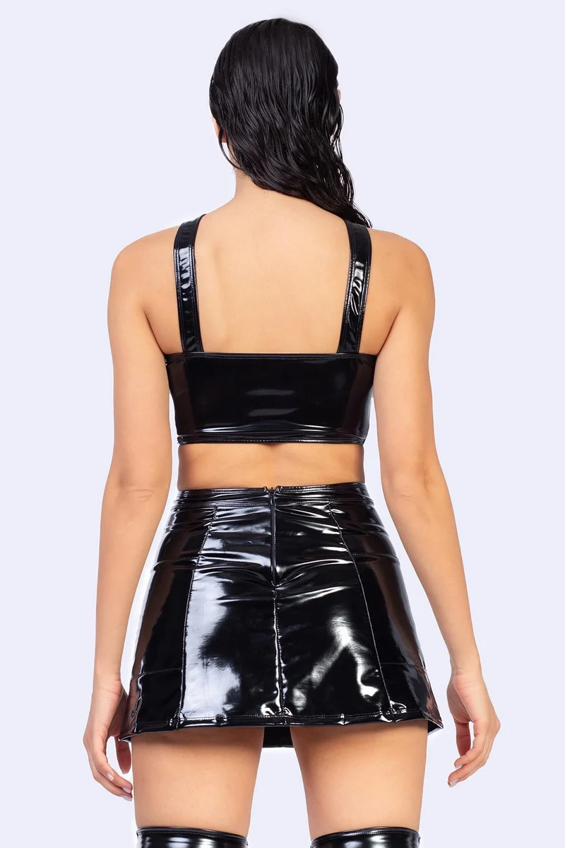 Dominatrix Criss Cross Top