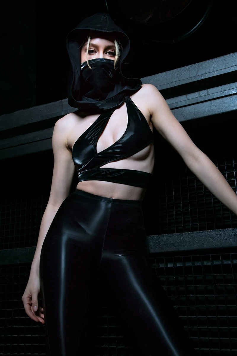 Starved For Glamour One Shoulder Top