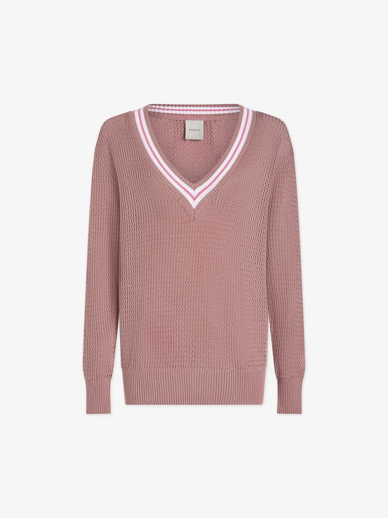 Hadley V-Neck Knit Sweater