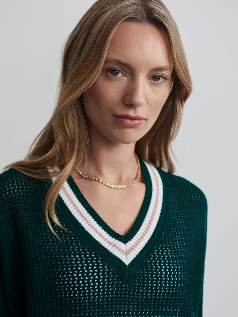 Hadley V-Neck Knit Sweater