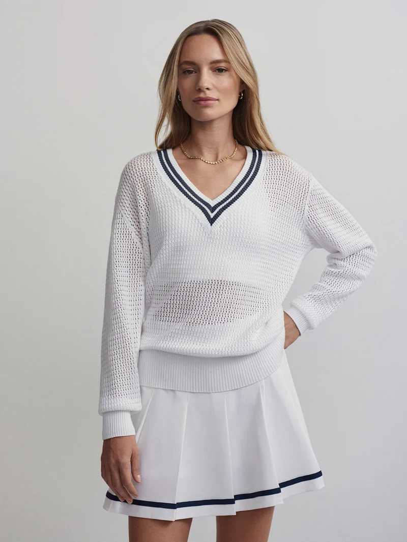 Hadley V-Neck Knit Sweater