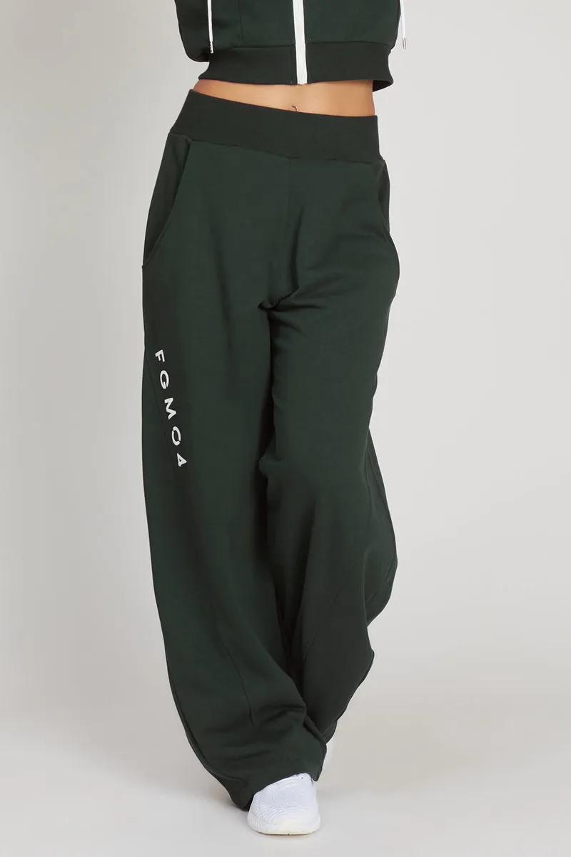 Pantalone Donna Baggy Ikonic Verde Pino