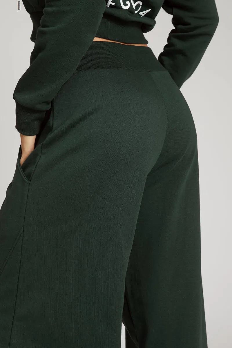 Pantalone Donna Baggy Ikonic Verde Pino