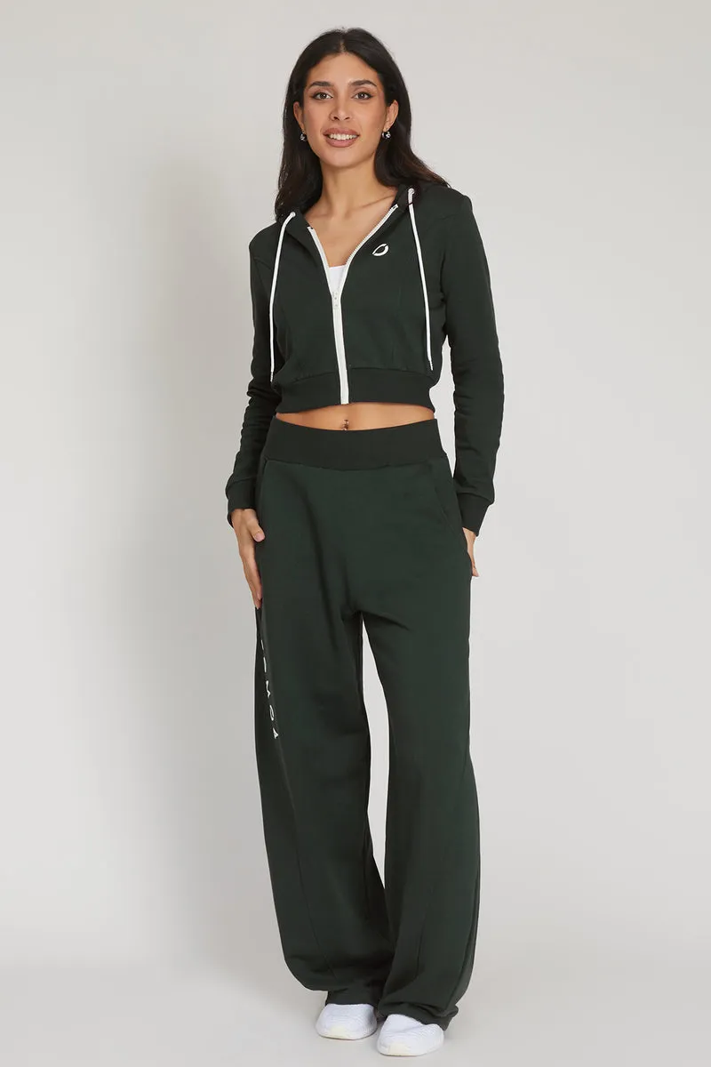 Pantalone Donna Baggy Ikonic Verde Pino