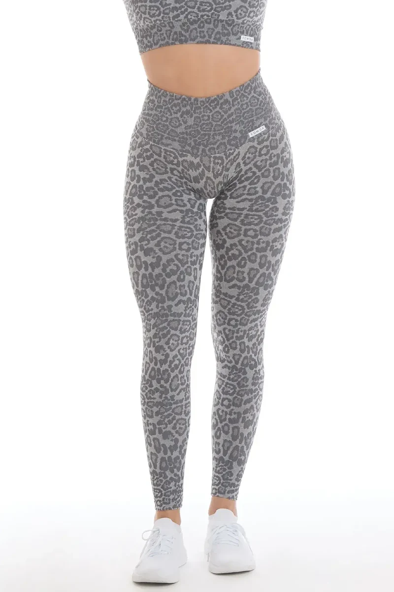 Leggings Soft Push Up Wild Essence BambùFIR Grigio Chiaro