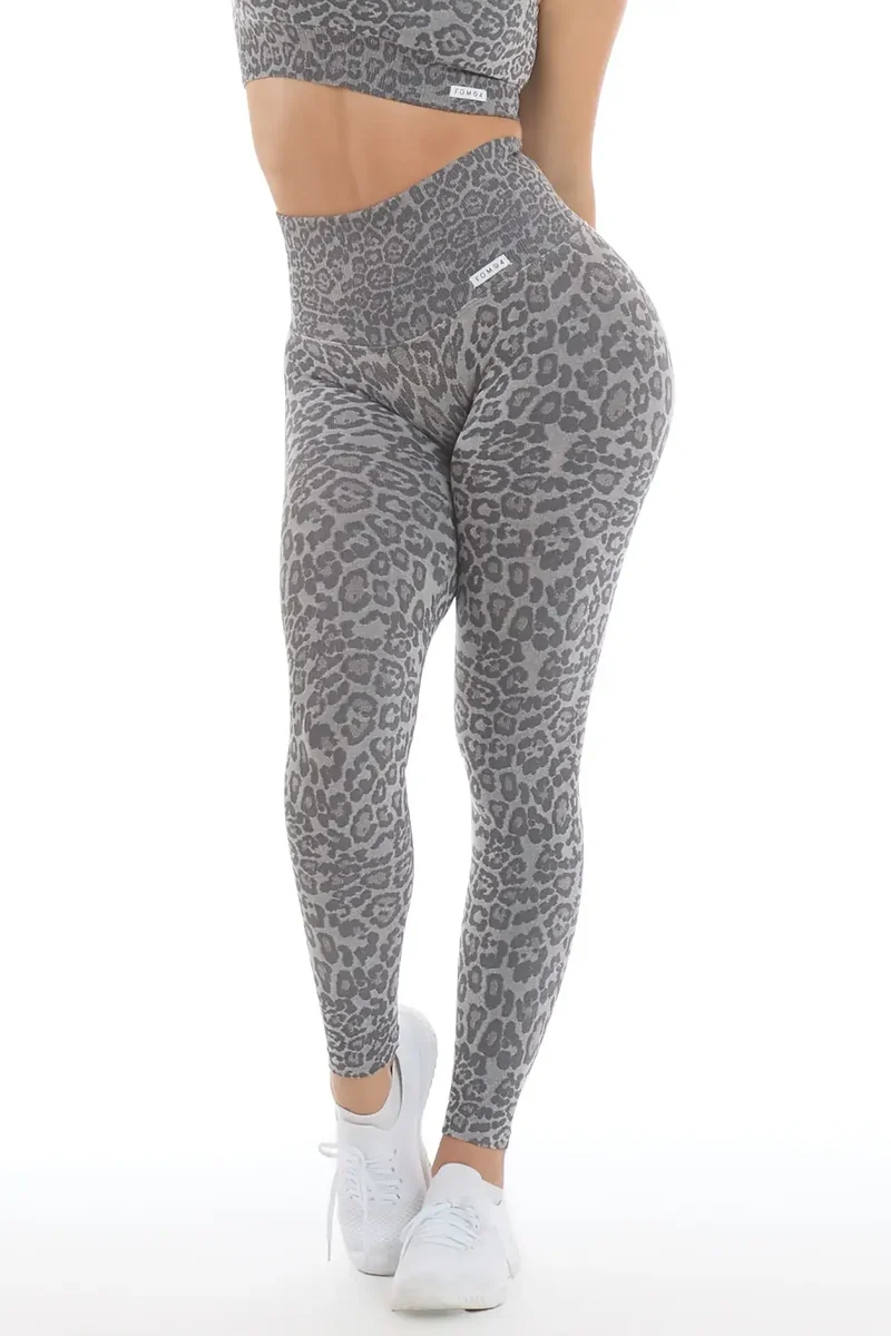Leggings Soft Push Up Wild Essence BambùFIR Grigio Chiaro