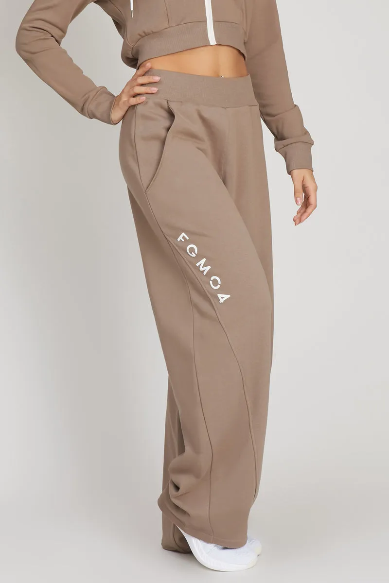 Pantalone Donna Baggy Ikonic Nocciola Taupe