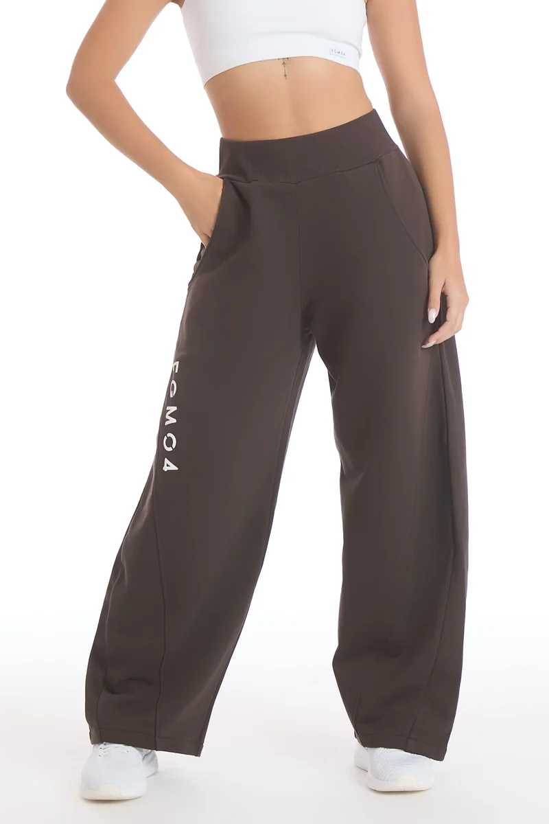 Pantalone Donna Baggy Ikonic Cioccolato
