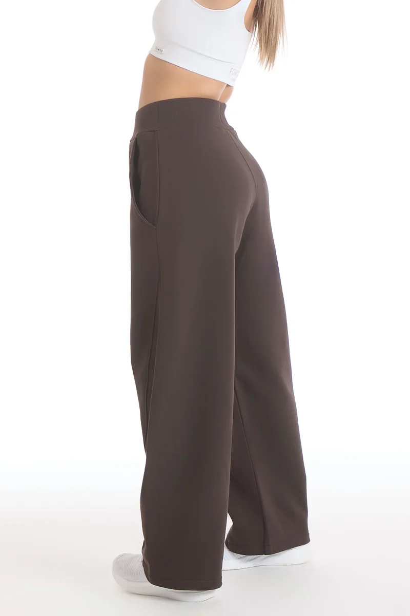 Pantalone Donna Baggy Ikonic Cioccolato