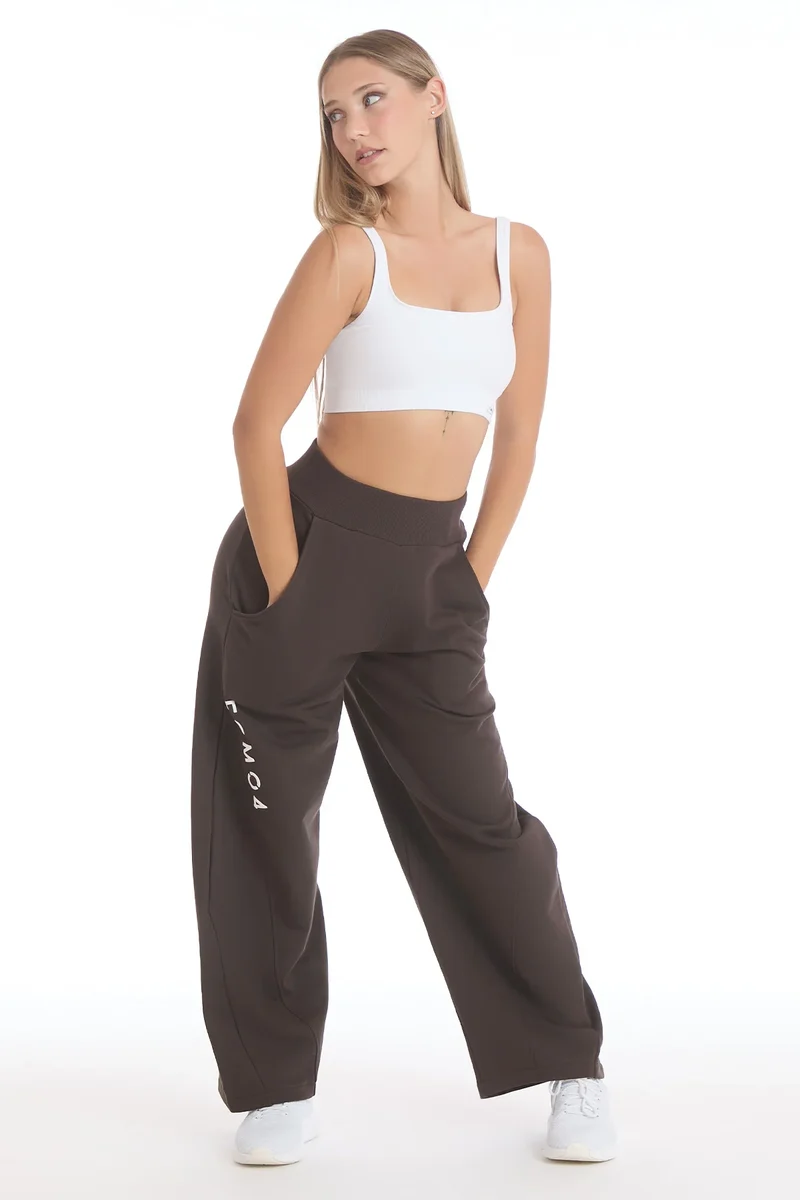 Pantalone Donna Baggy Ikonic Cioccolato