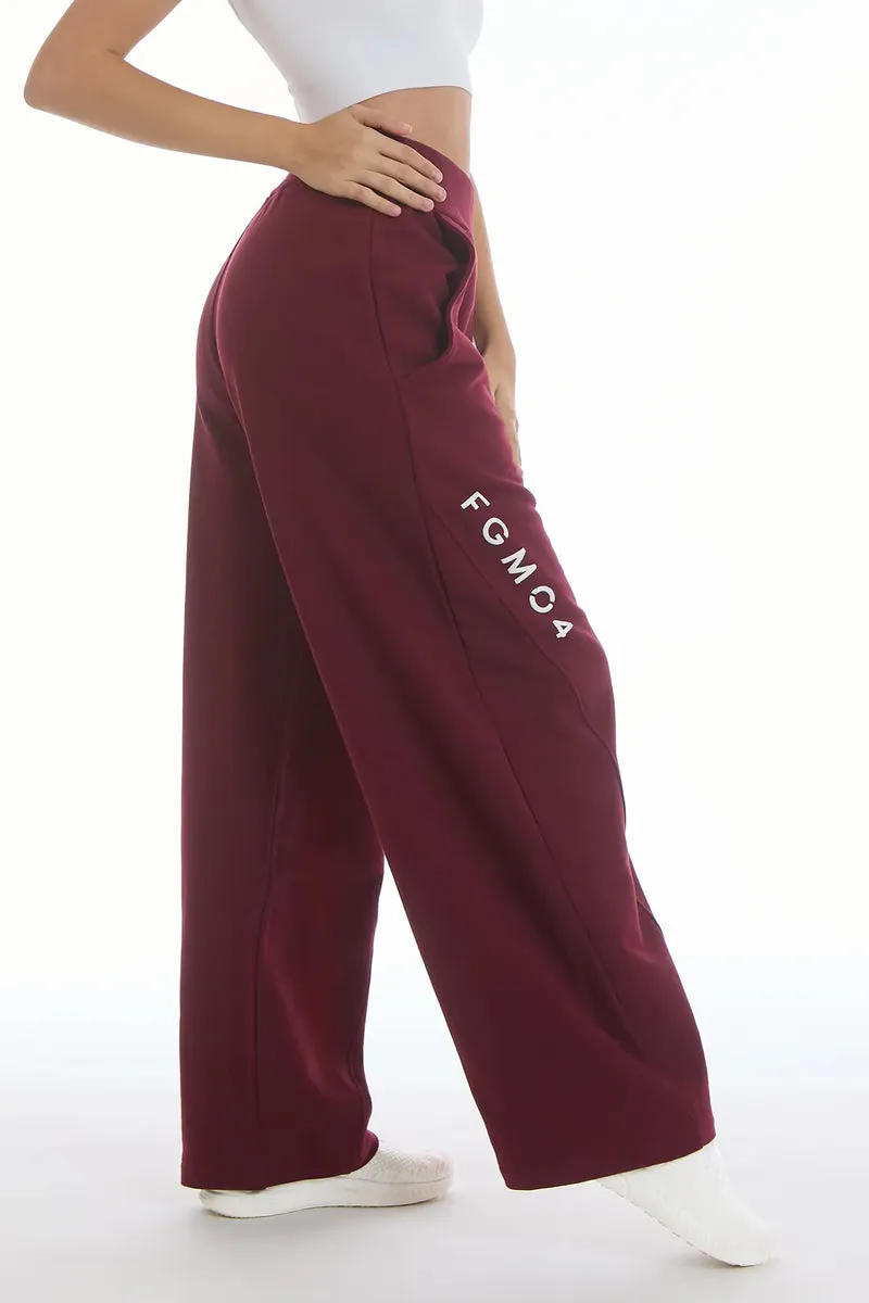 Pantalone Donna Baggy Ikonic Prugna