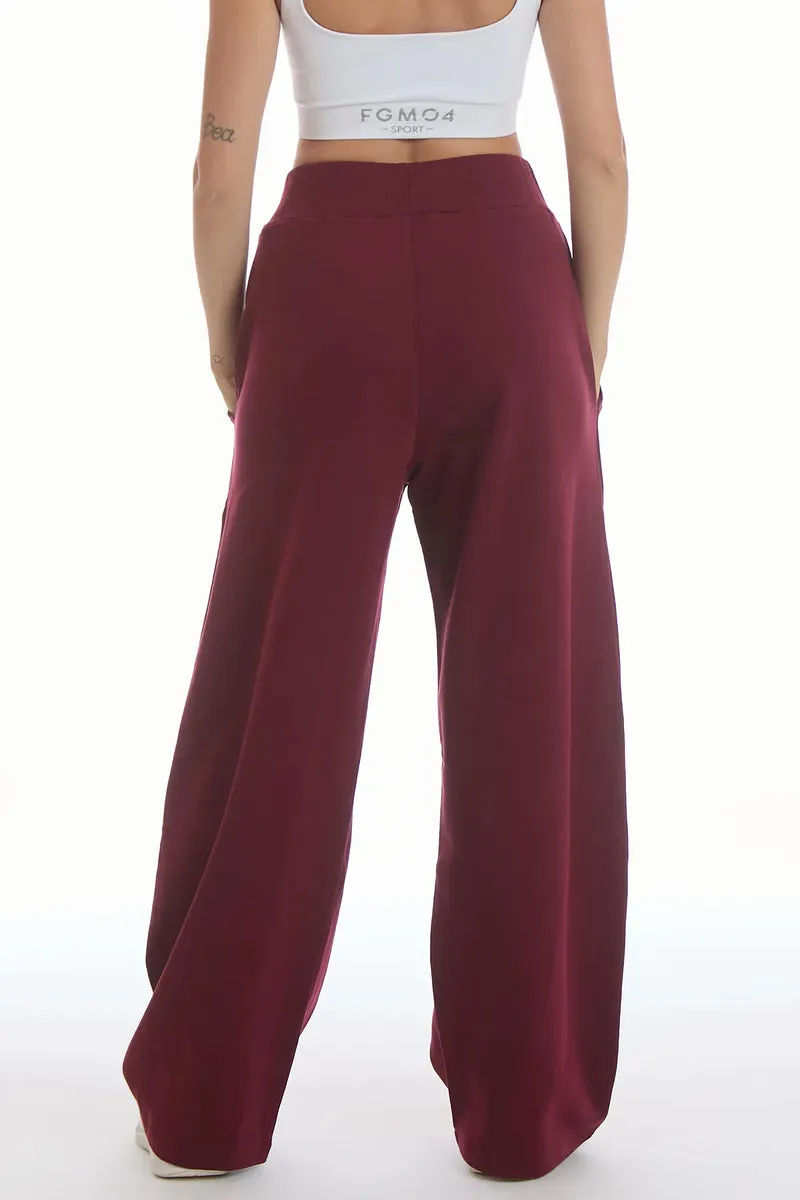 Pantalone Donna Baggy Ikonic Prugna