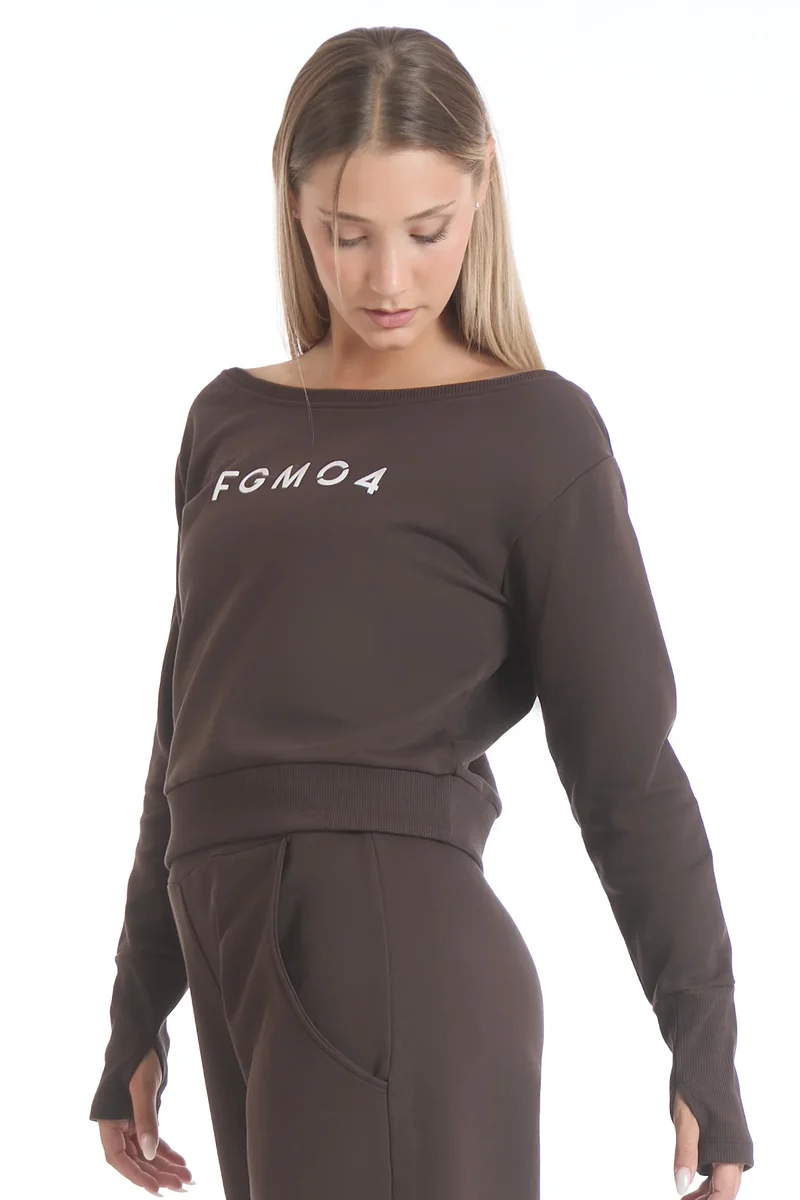 Felpa Ikonic Core Cioccolato