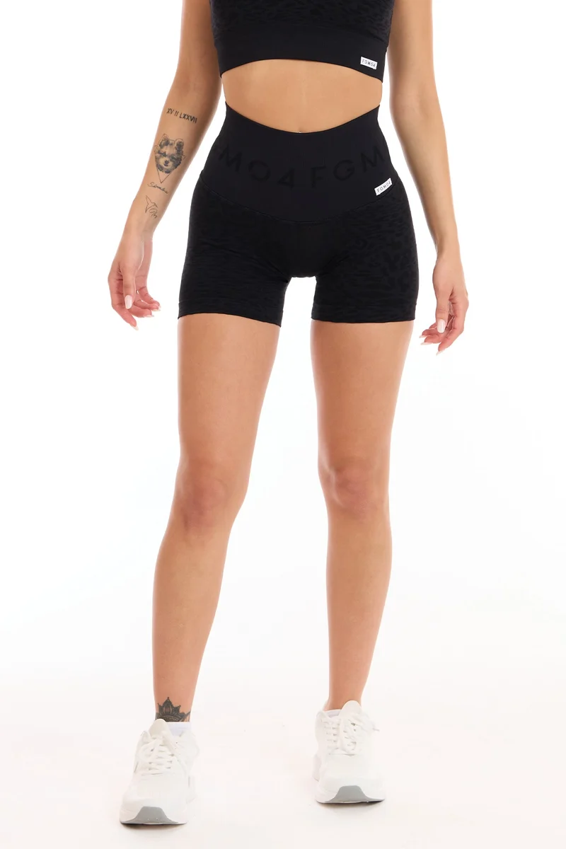 Shorts Push Up Jungle Leopardo 2.0 Nero