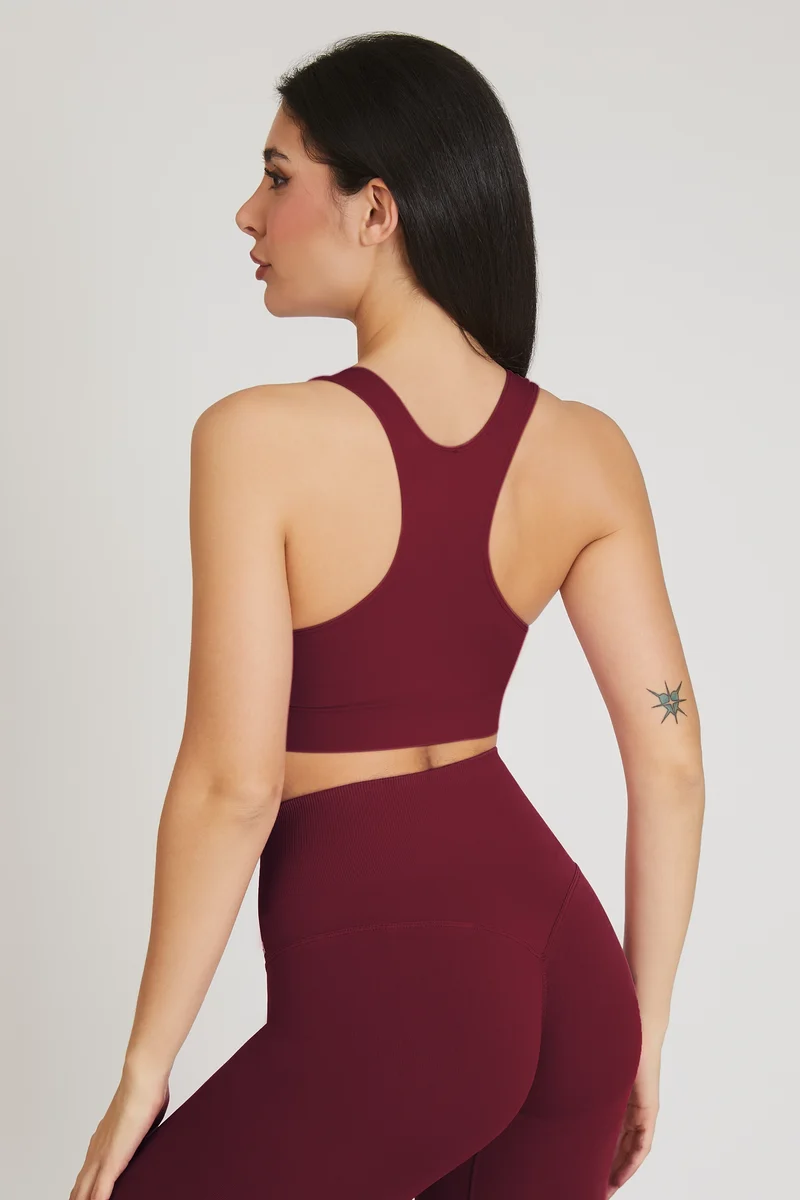 Completo Soft Push Up Onyx Merlot (Top + Leggings)