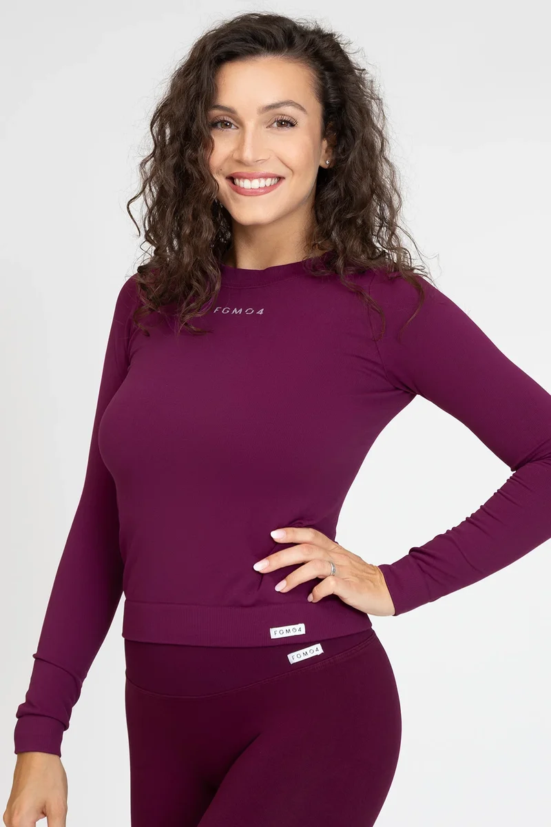 Maglia Slim Dark Purple