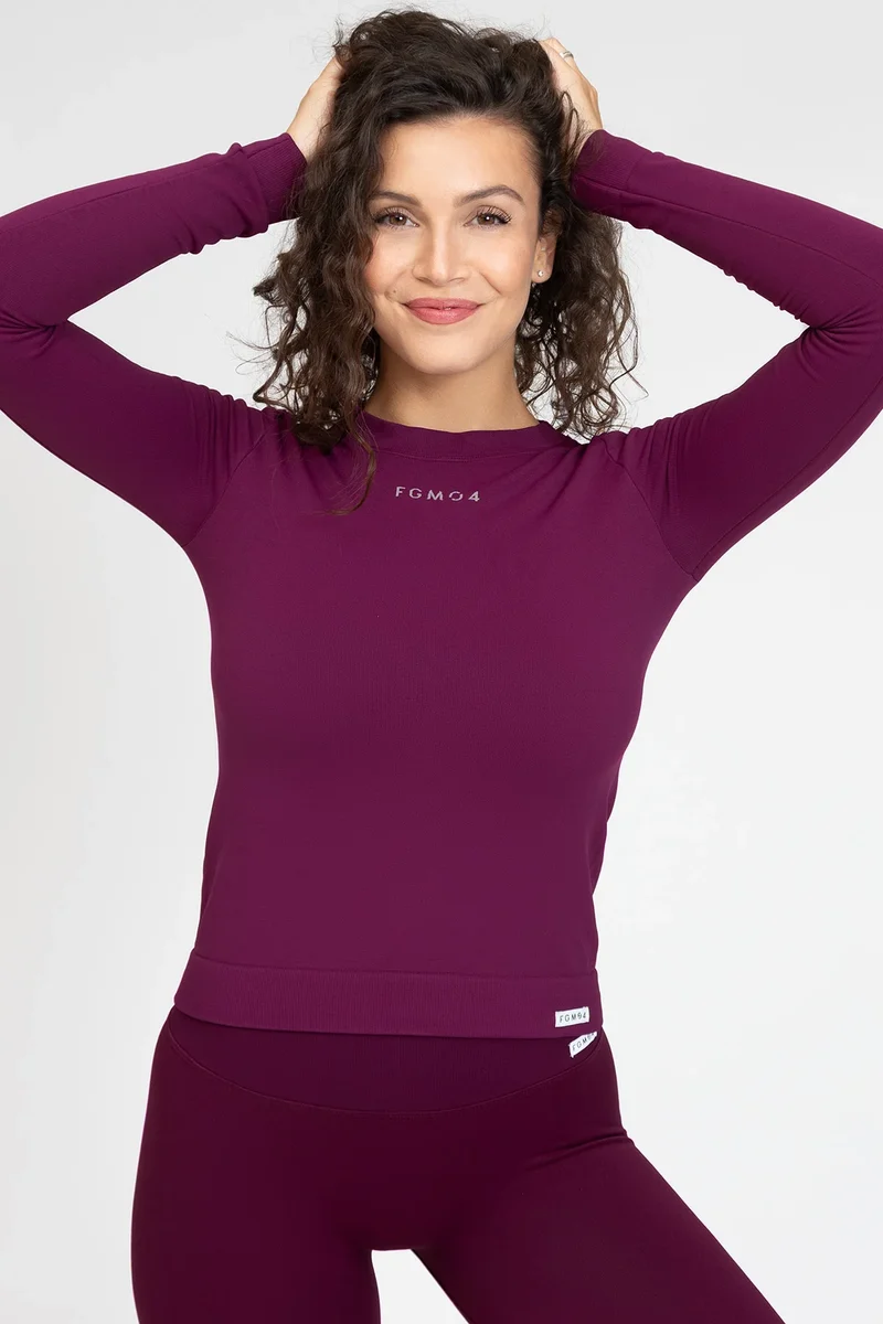 Maglia Slim Dark Purple