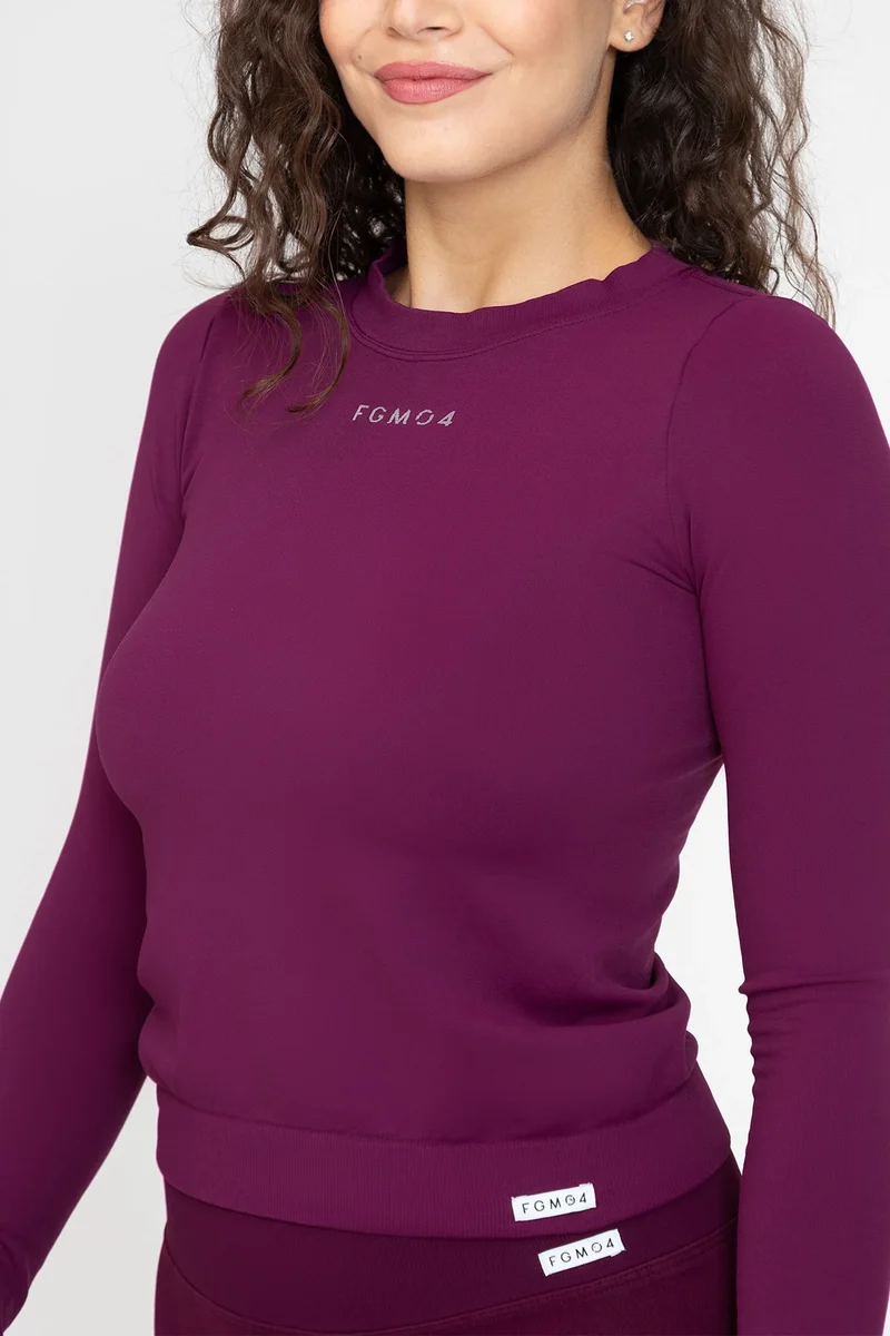 Maglia Slim Dark Purple