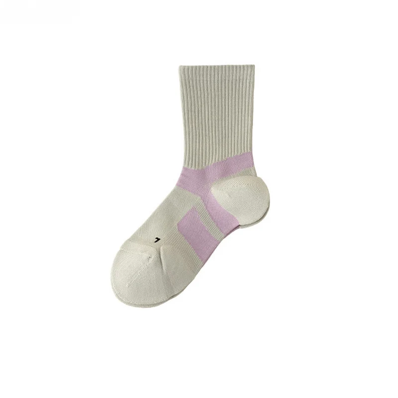 Olivenorma Wadenhohe, atmungsaktive Komfort-Socken mit Anti-Reibungs-Technologie für Pilates, Barre und Yoga – Damensocken