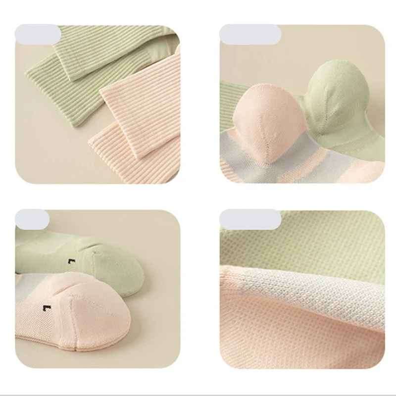 Olivenorma Wadenhohe, atmungsaktive Komfort-Socken mit Anti-Reibungs-Technologie für Pilates, Barre und Yoga – Damensocken