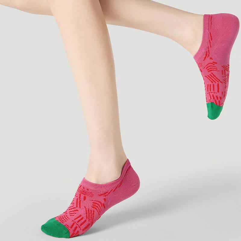 Olivenorma 3 Paar leichte, atmungsaktive Pilates-Stretch-Baumwoll-Fitnesssocken mit Grip für Barre, Yoga und den täglichen Komfort beim Training