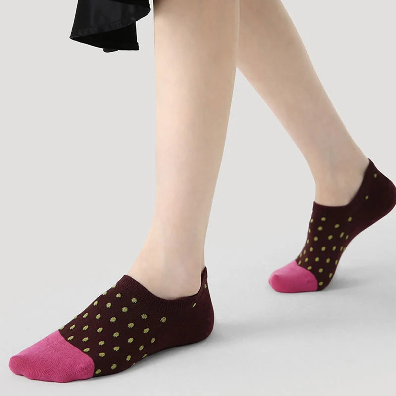 Olivenorma 3 Paar leichte, atmungsaktive Pilates-Stretch-Baumwoll-Fitnesssocken mit Grip für Barre, Yoga und den täglichen Komfort beim Training