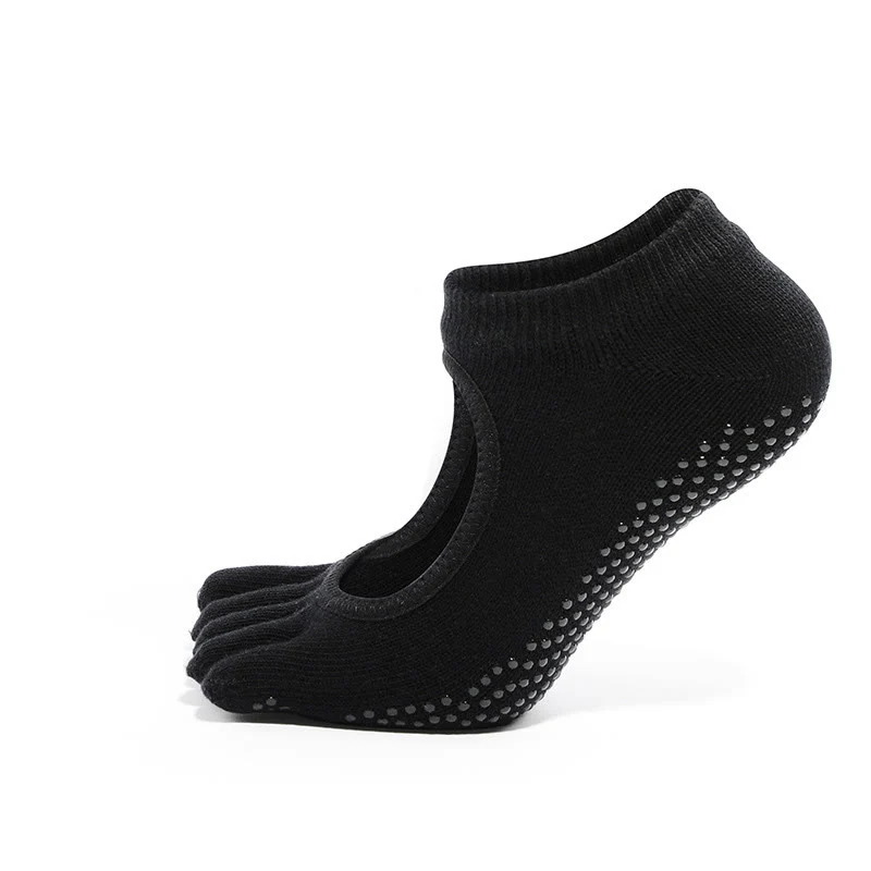 Olivenorma Minimal Five-Toe Atmungsaktive Zehentrennungs-Grip Pilates Barre Balance Socken mit leichtem Komfortdesign Yoga Socken