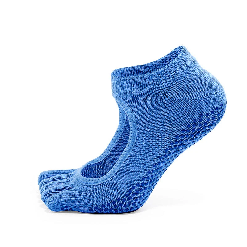 Olivenorma Minimal Five-Toe Atmungsaktive Zehentrennungs-Grip Pilates Barre Balance Socken mit leichtem Komfortdesign Yoga Socken
