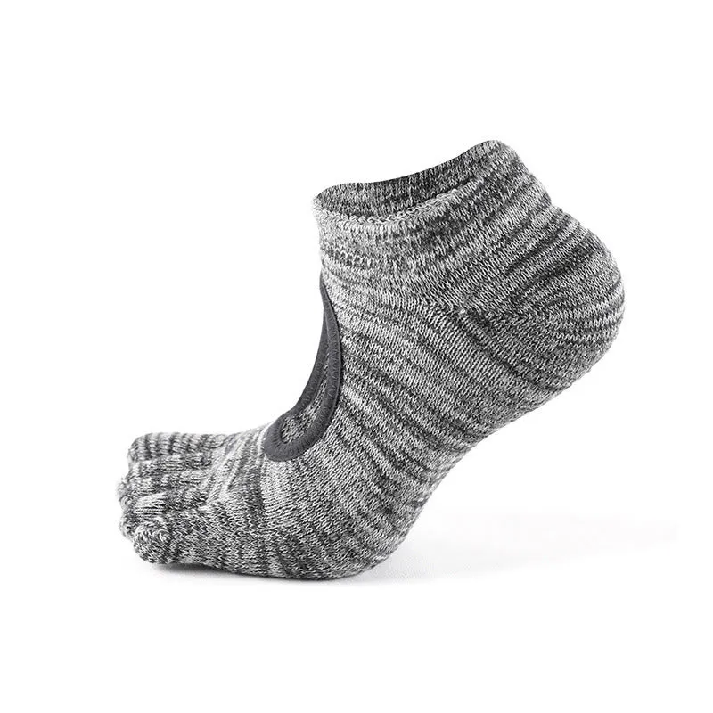 Olivenorma Minimal Five-Toe Atmungsaktive Zehentrennungs-Grip Pilates Barre Balance Socken mit leichtem Komfortdesign Yoga Socken