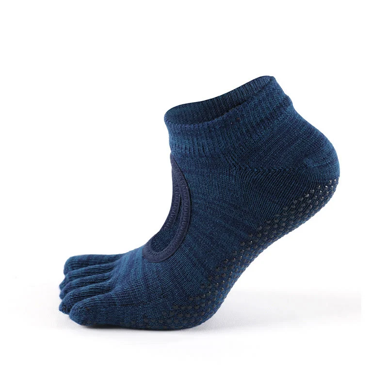 Olivenorma Minimal Five-Toe Atmungsaktive Zehentrennungs-Grip Pilates Barre Balance Socken mit leichtem Komfortdesign Yoga Socken
