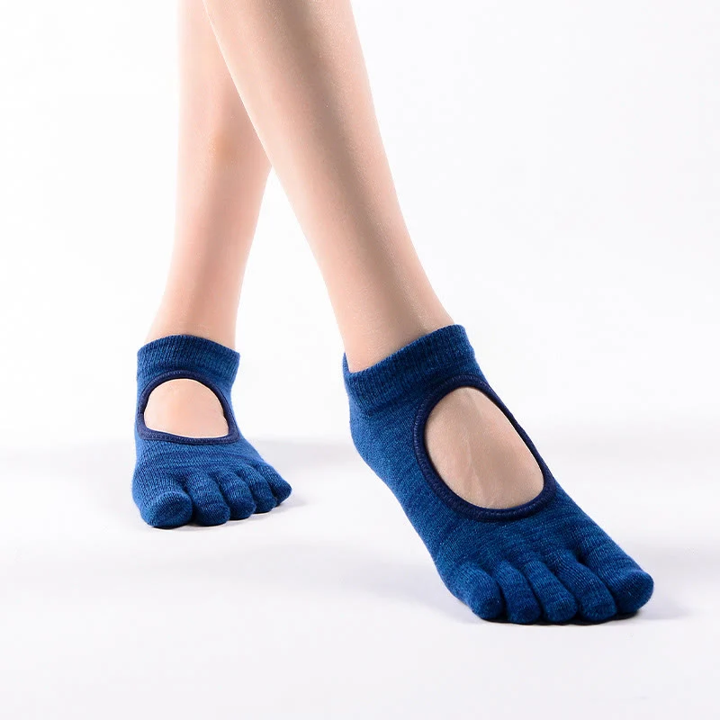 Olivenorma Minimal Five-Toe Atmungsaktive Zehentrennungs-Grip Pilates Barre Balance Socken mit leichtem Komfortdesign Yoga Socken