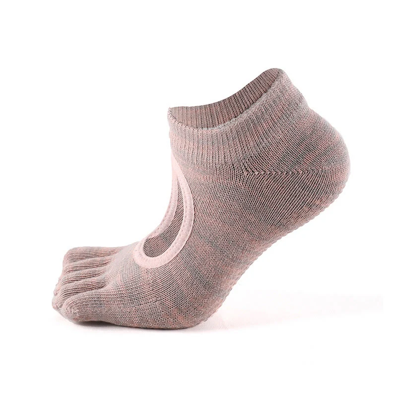 Olivenorma Minimal Five-Toe Atmungsaktive Zehentrennungs-Grip Pilates Barre Balance Socken mit leichtem Komfortdesign Yoga Socken