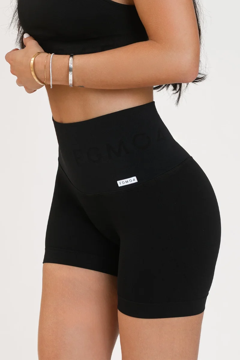 Shorts Push Up Monogram Nero