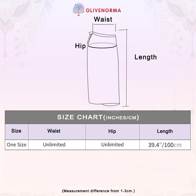 Olivenorma Damen-Einteiler mit weitem Bein und Wickelkleid