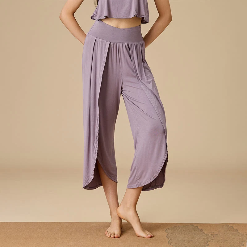 Olivenorma Damen-Hose aus Bambus mit elastischem Bund
