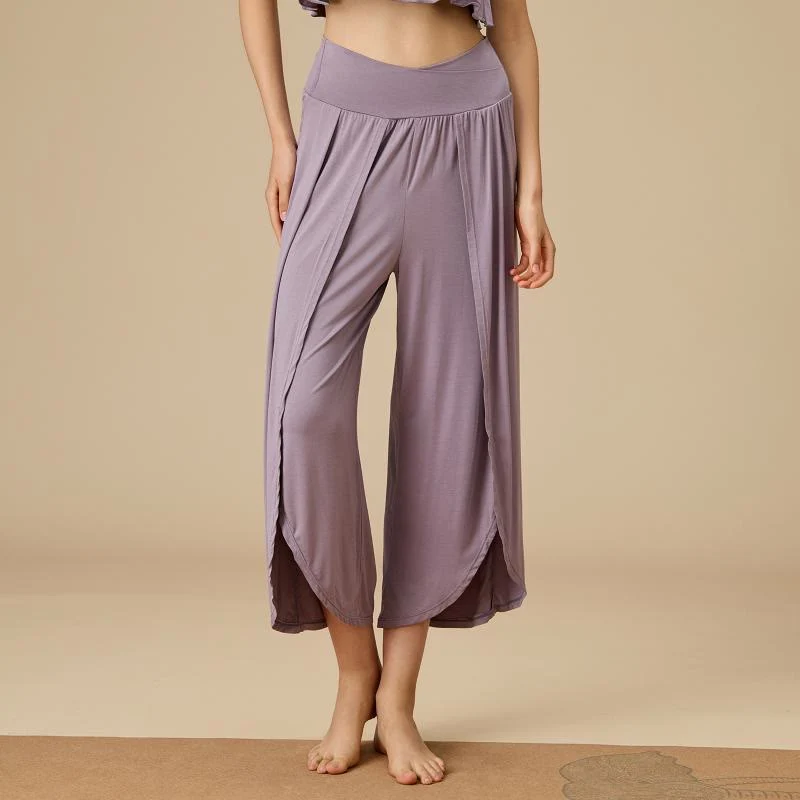Olivenorma Damen-Hose aus Bambus mit elastischem Bund
