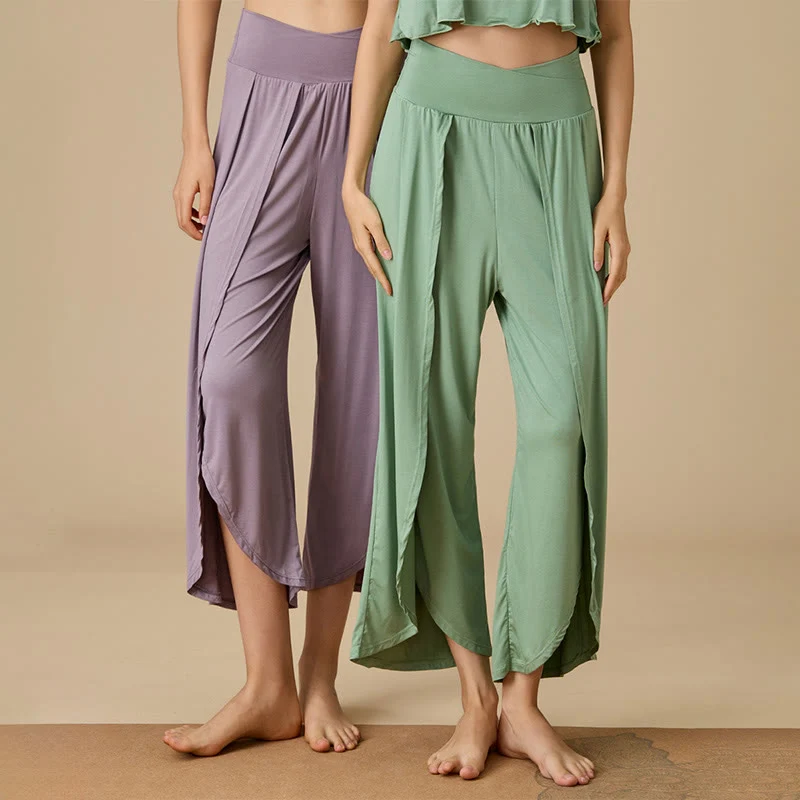 Olivenorma Damen-Hose aus Bambus mit elastischem Bund